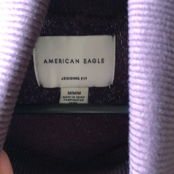 American Eagle oversized turtleneck sweatshirt M - Picture 2 of 6
